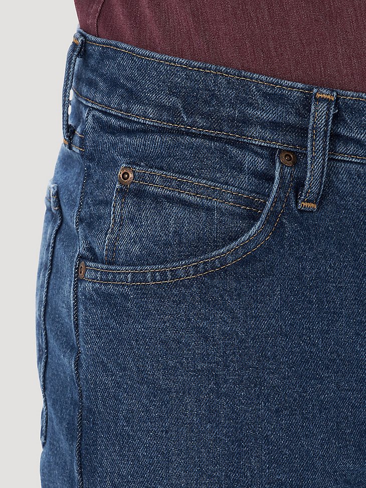 Wrangler Five Star Premium Denim Flex for Comfort Relaxed Fit Jean in Stone
