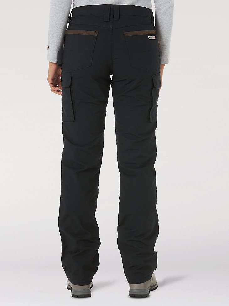 Women's Wrangler RIGGS Workwear Ripstop Ranger Cargo Pant in Black