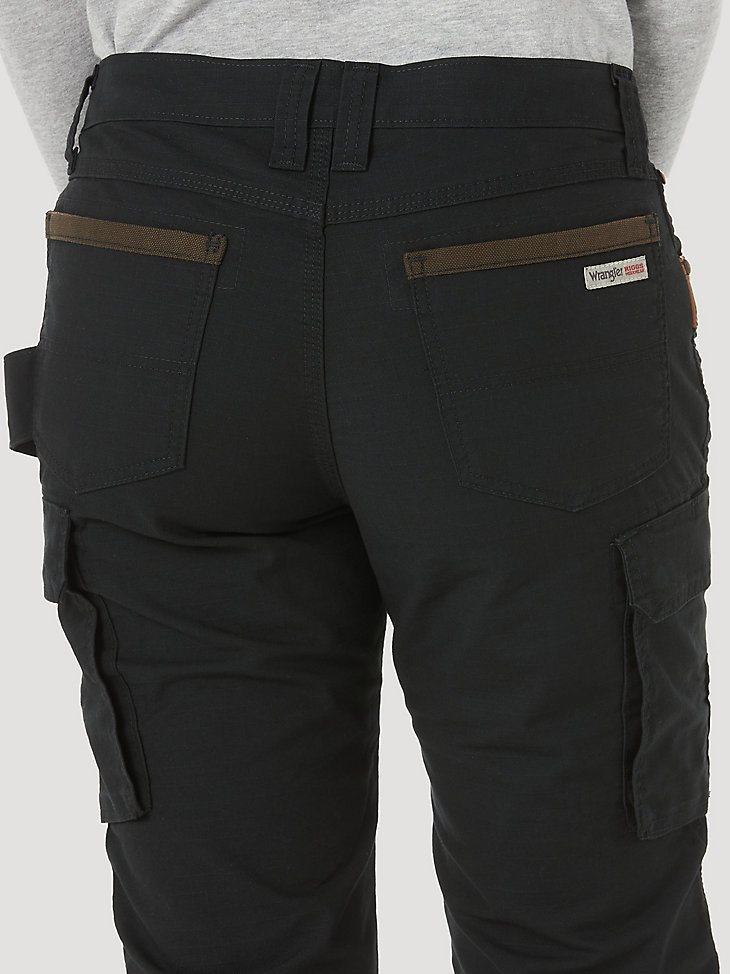 Women's Wrangler RIGGS Workwear Ripstop Ranger Cargo Pant in Black