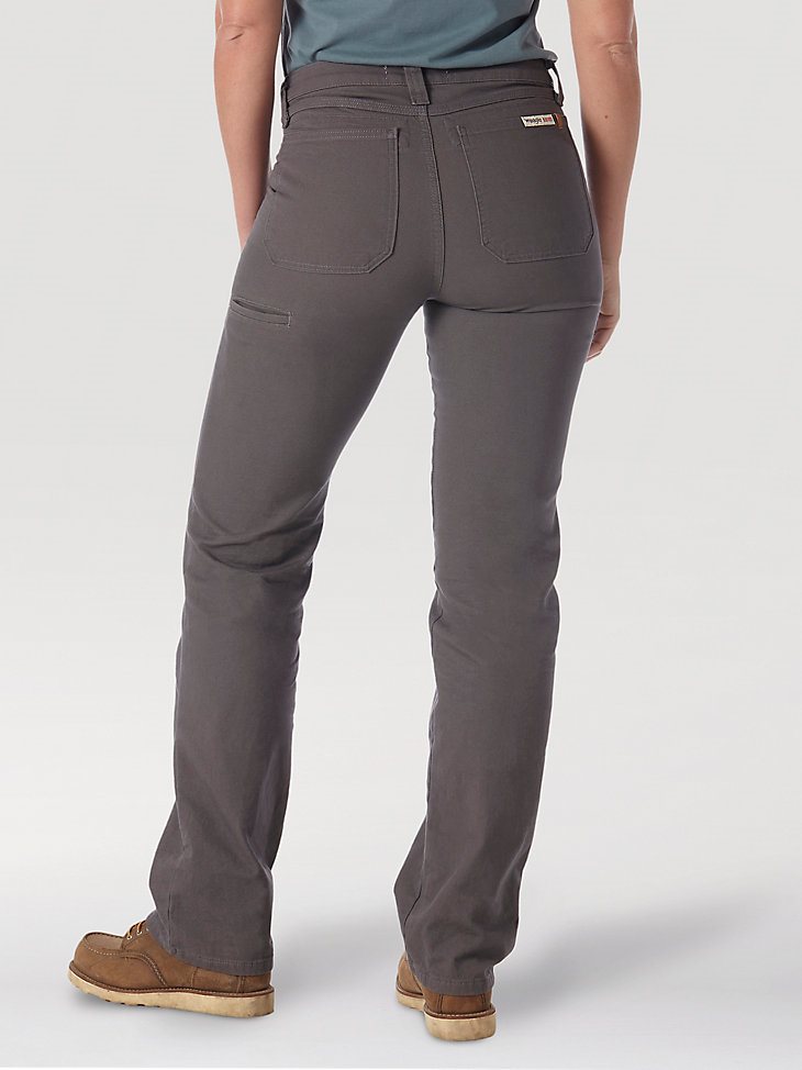 Women's Wrangler RIGGS Workwear Advanced Comfort Work Pant in Charcoal