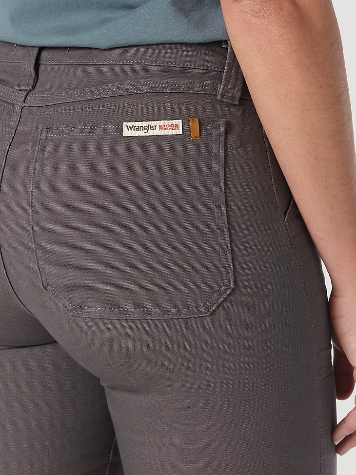 Women's Wrangler RIGGS Workwear Advanced Comfort Work Pant in Charcoal