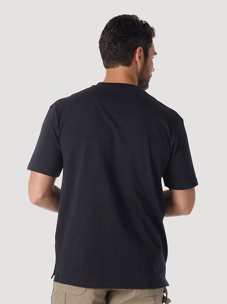 Wrangler RIGGS Workwear Short Sleeve Pocket T-Shirt in Navy
