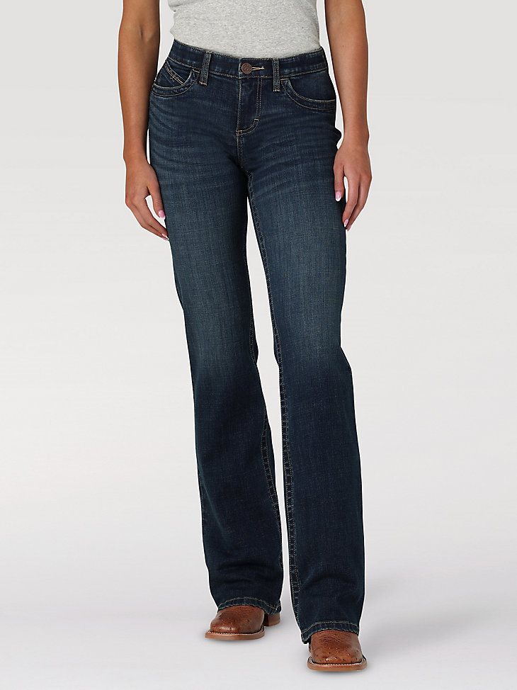 Women's Wrangler Jade Mid-Rise Relaxed Bootcut Ultimate Riding Jean in Riley