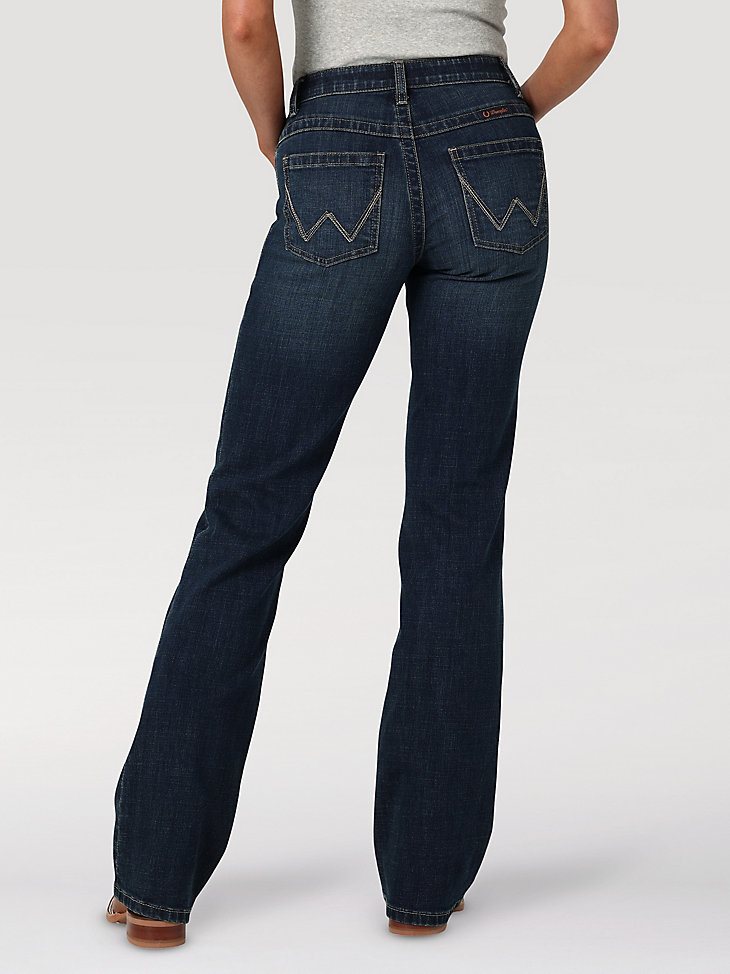 Women's Wrangler Jade Mid-Rise Relaxed Bootcut Ultimate Riding Jean in Riley