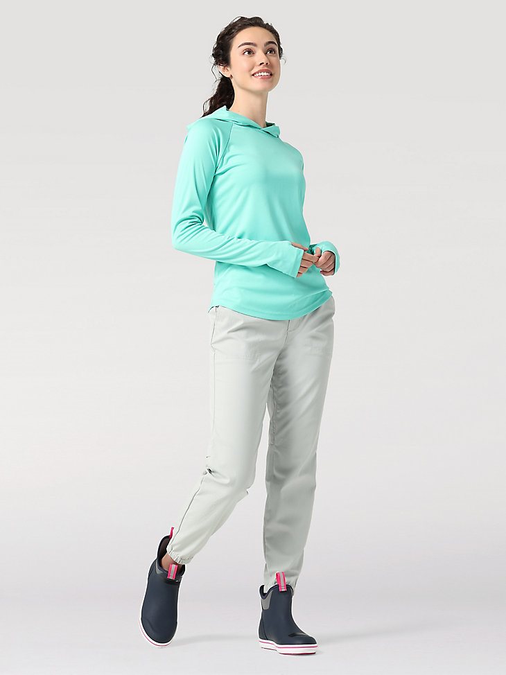 ATG By Wrangler Women's Angler Pant in Harbor Mist