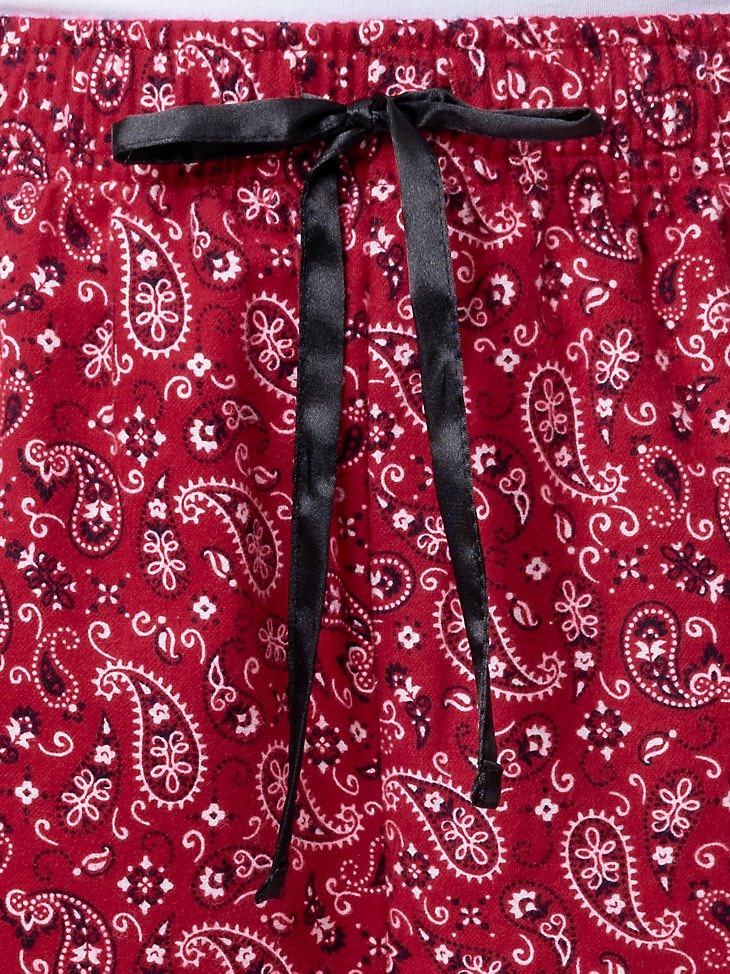 Women's Paisley Sleep Short in Red