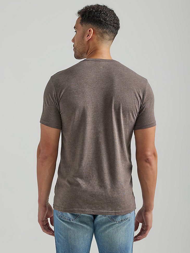 Men's River Graphic T-Shirt in Brown Heather