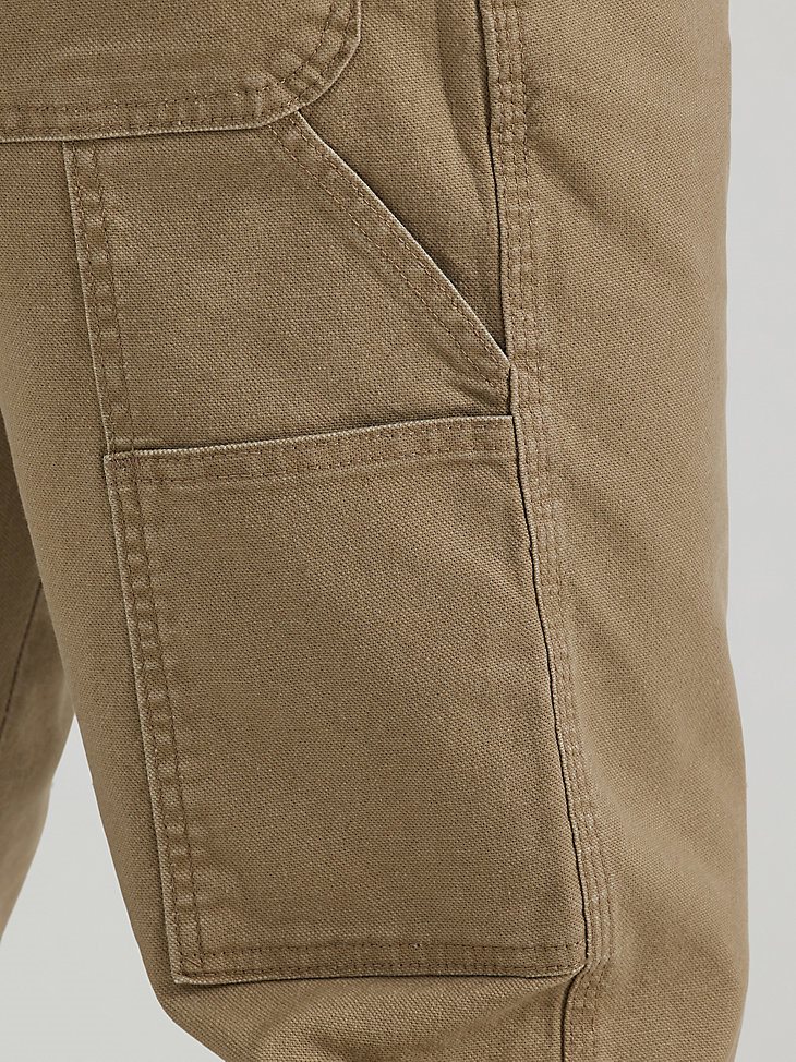 Wrangler Men's Five Star Premium Carpenter Jean in Khaki Canvas