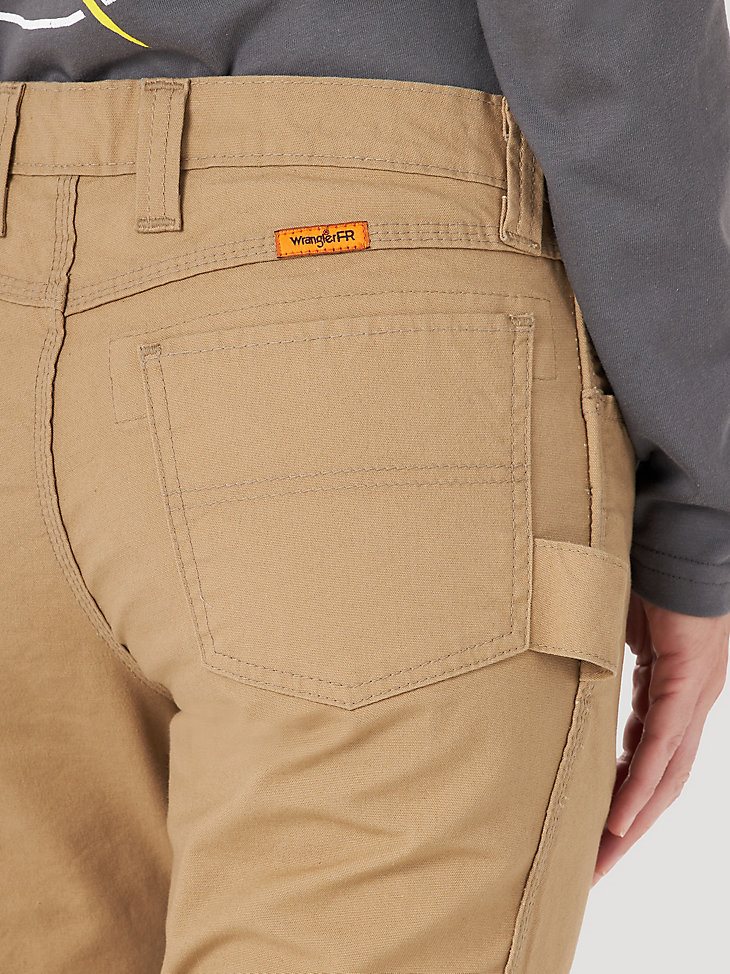 Women's Wrangler FR Flame Resistant Utility Pant in Golden Khaki