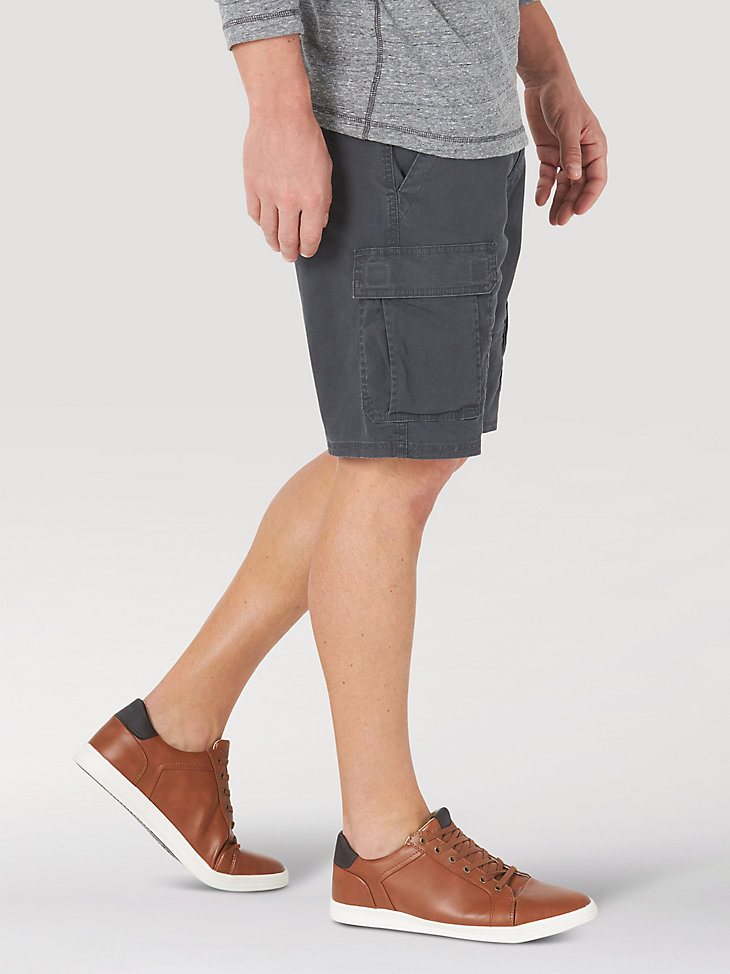 Men's Wrangler Authentics Stretch Cargo Short in Anthracite