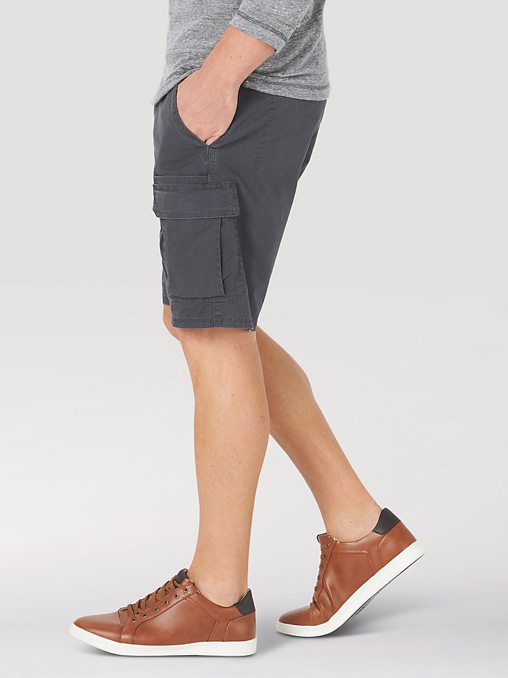 Men's Wrangler Authentics Stretch Cargo Short in Anthracite