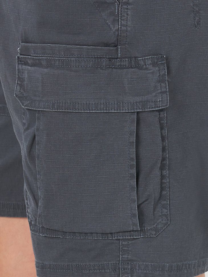 Men's Wrangler Authentics Stretch Cargo Short in Anthracite