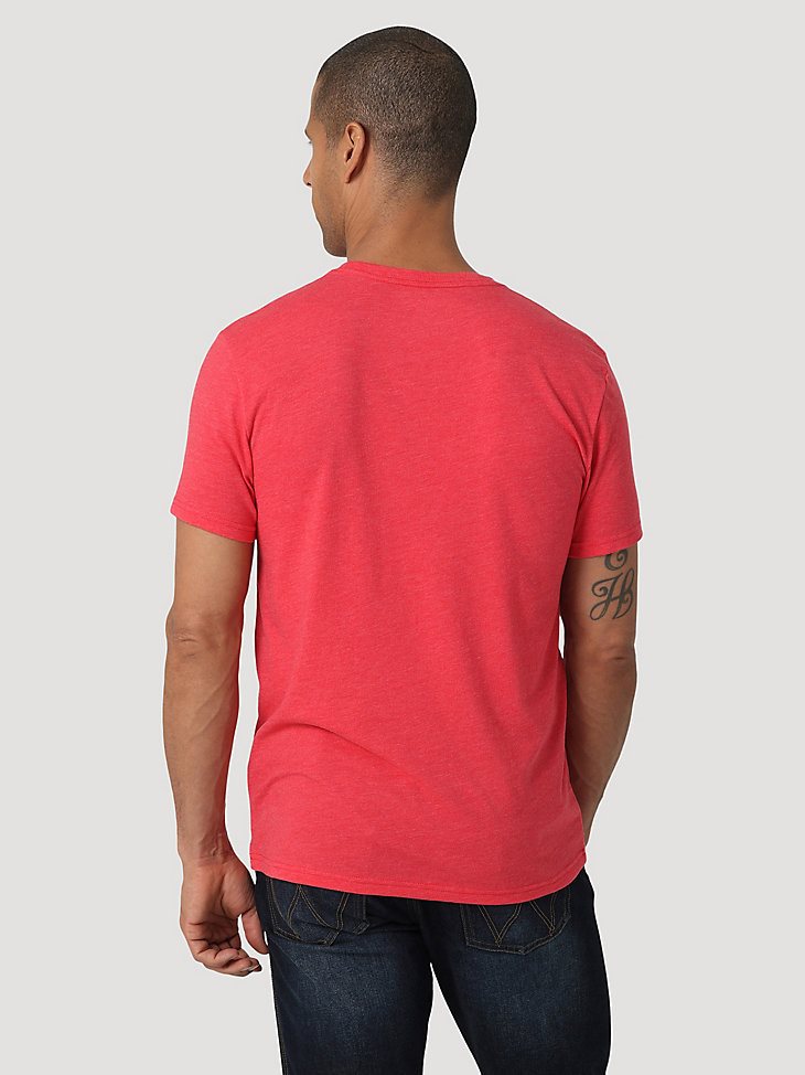 Wrangler American Classic Eagle T-Shirt in Red Heather
