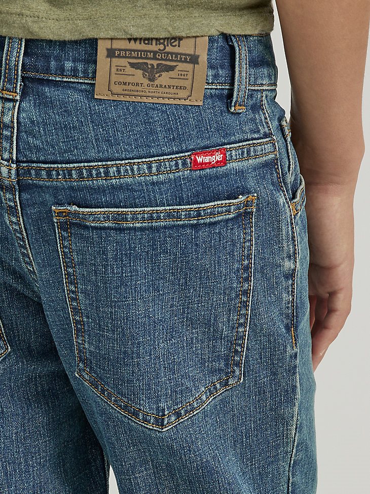 Boy's Wrangler Five Star Classic Stretch Bootcut Jean (8-16) in Wasteland
