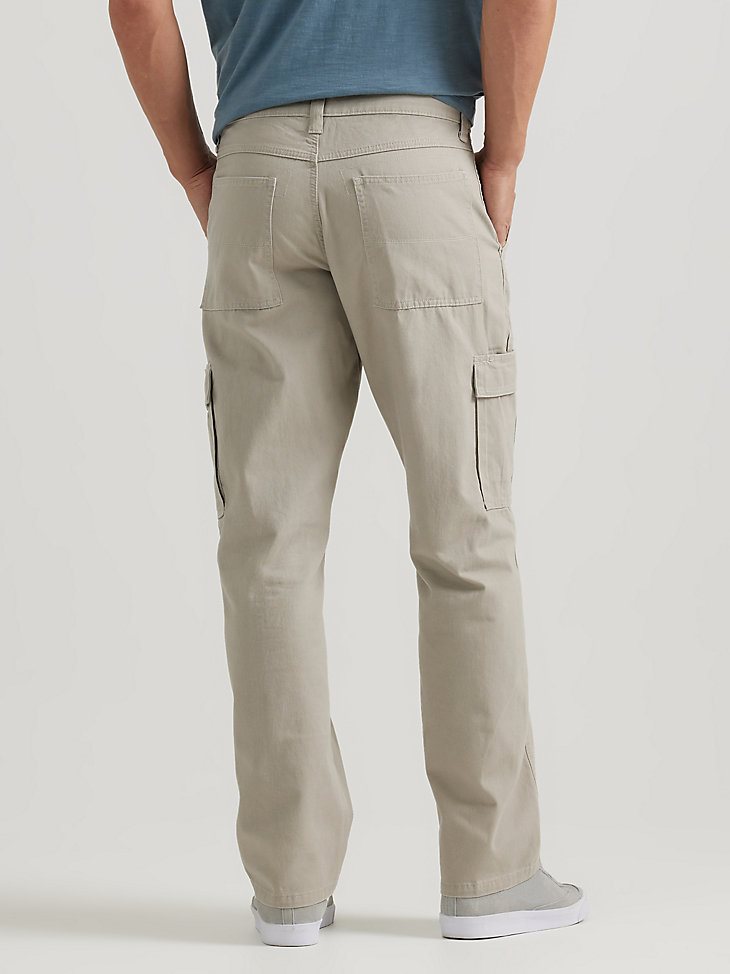 Men's Wrangler Authentics Relaxed Cargo Pant in Khaki Dust