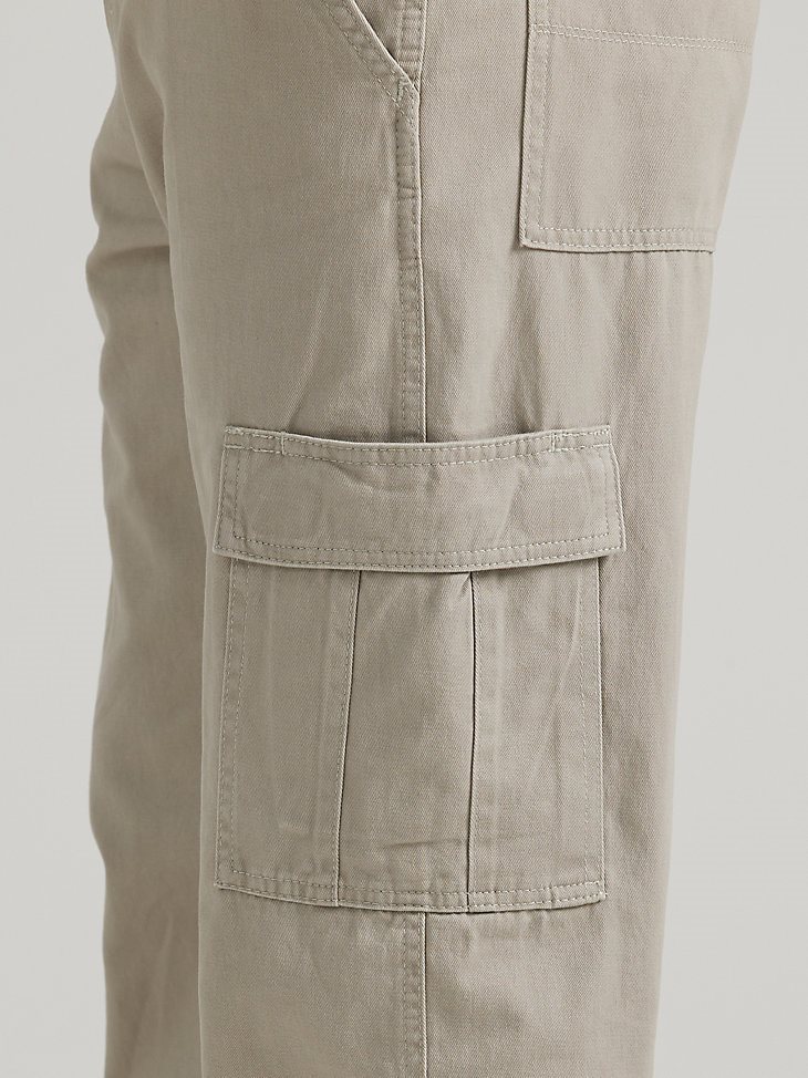 Men's Wrangler Authentics Relaxed Cargo Pant in Khaki Dust