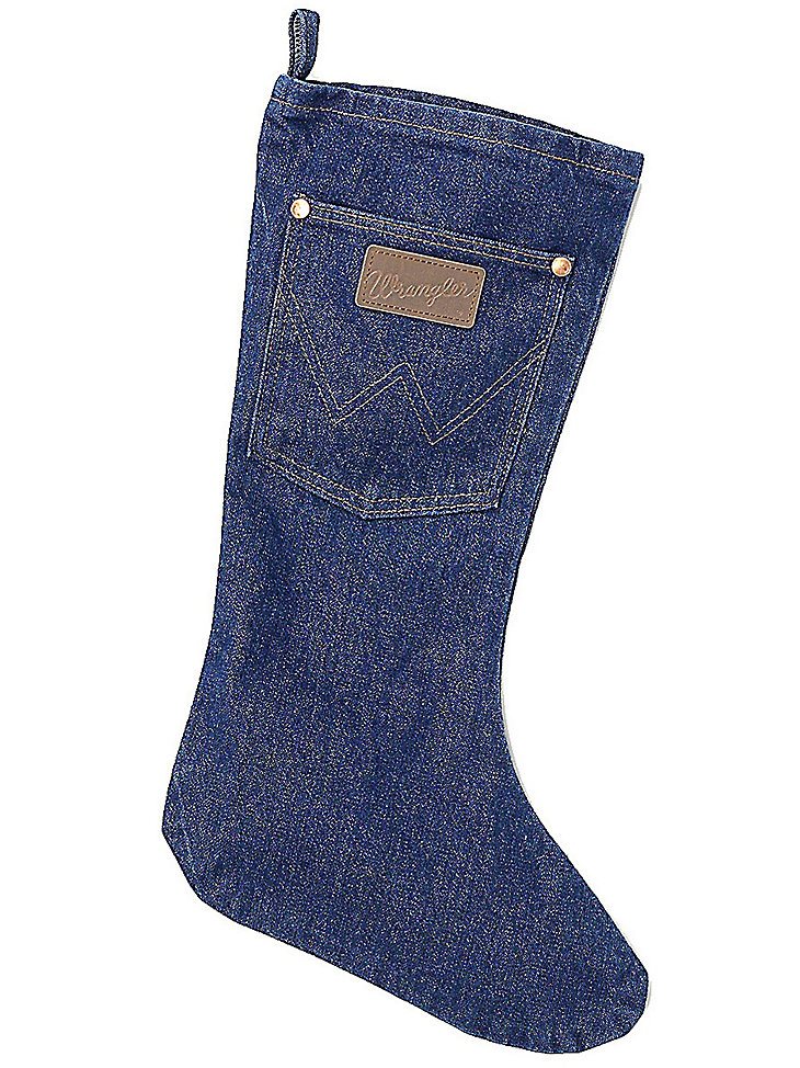 Wrangler Denim Christmas Stocking in Prewashed