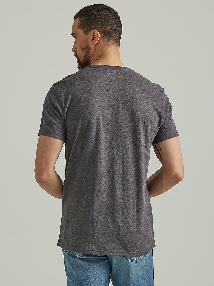 Men's 1947 Wrangler Logo T-Shirt in Charcoal Heather