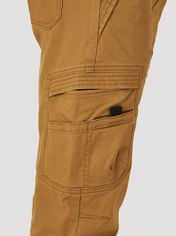 Boy's Wrangler Free To Stretch Gamer Cargo Pant (8-16) in Medal Bronze