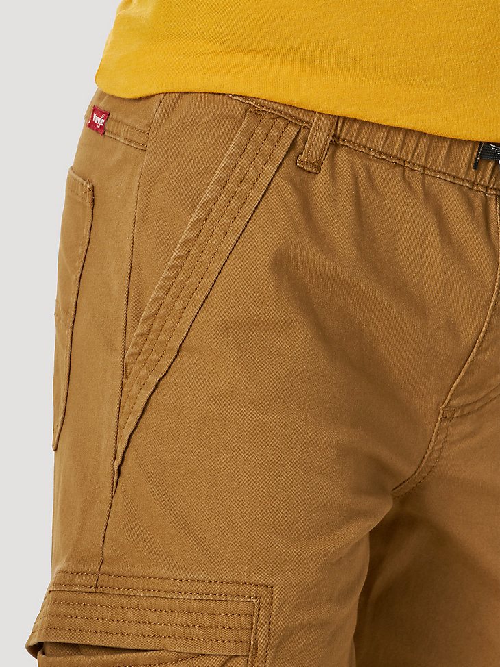Boy's Wrangler Free To Stretch Gamer Cargo Pant (8-16) in Medal Bronze
