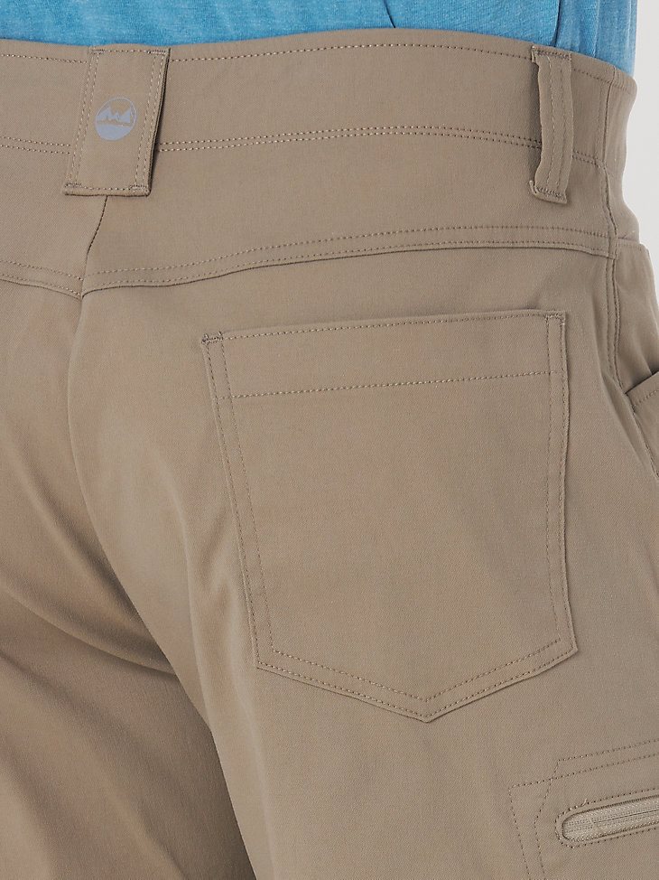 Men's Wrangler Authentics Comfort Waist Cargo Short in Fallen Rock
