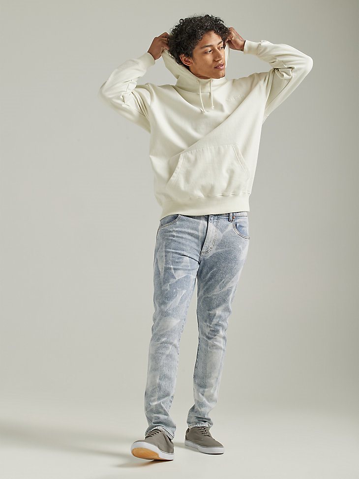 Men's Mariner Kabel Logo Hoodie in Lilly White