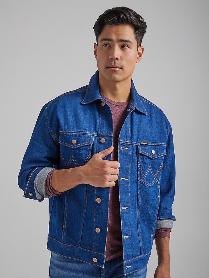 Men's Heritage Anti-Fit Jacket in Wrangler Blue