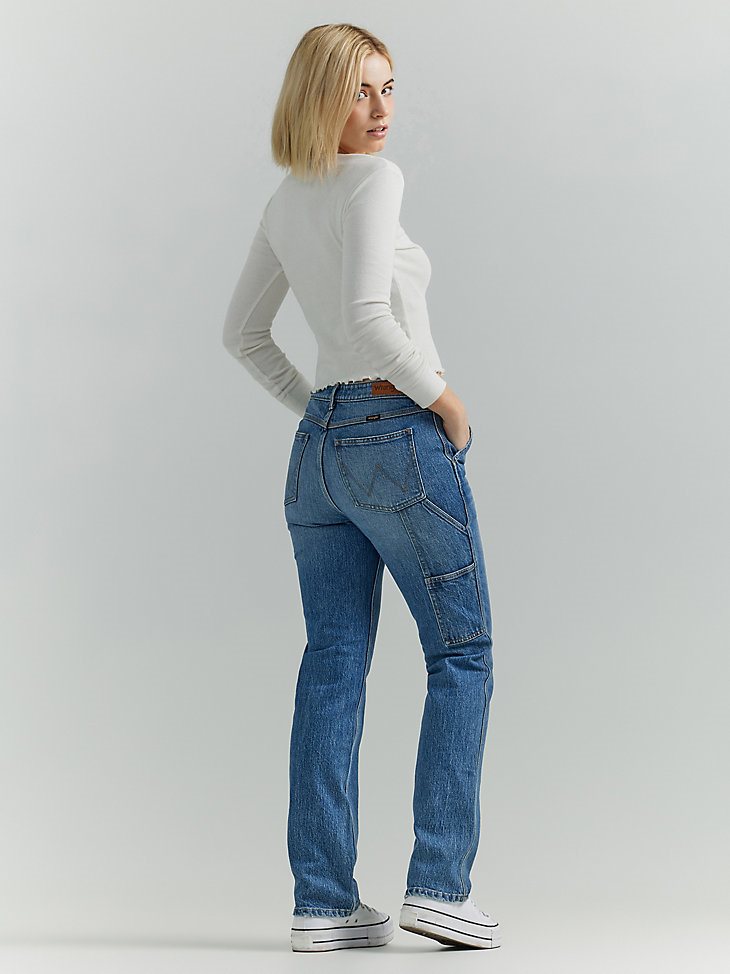 Women's True Straight Carpenter Jean in Indigo