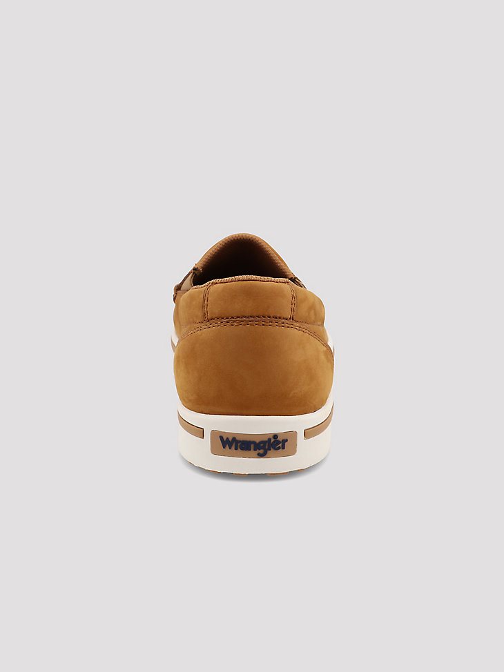Men's Leather Slip On Shoe in Cognac
