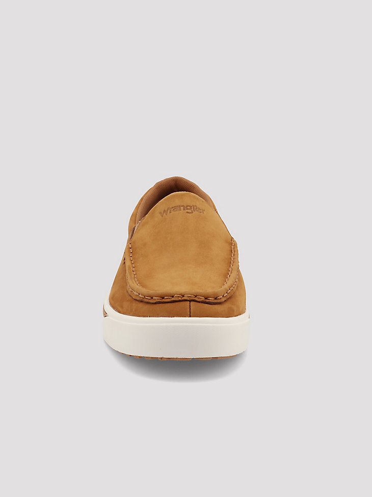 Men's Leather Slip On Shoe in Cognac