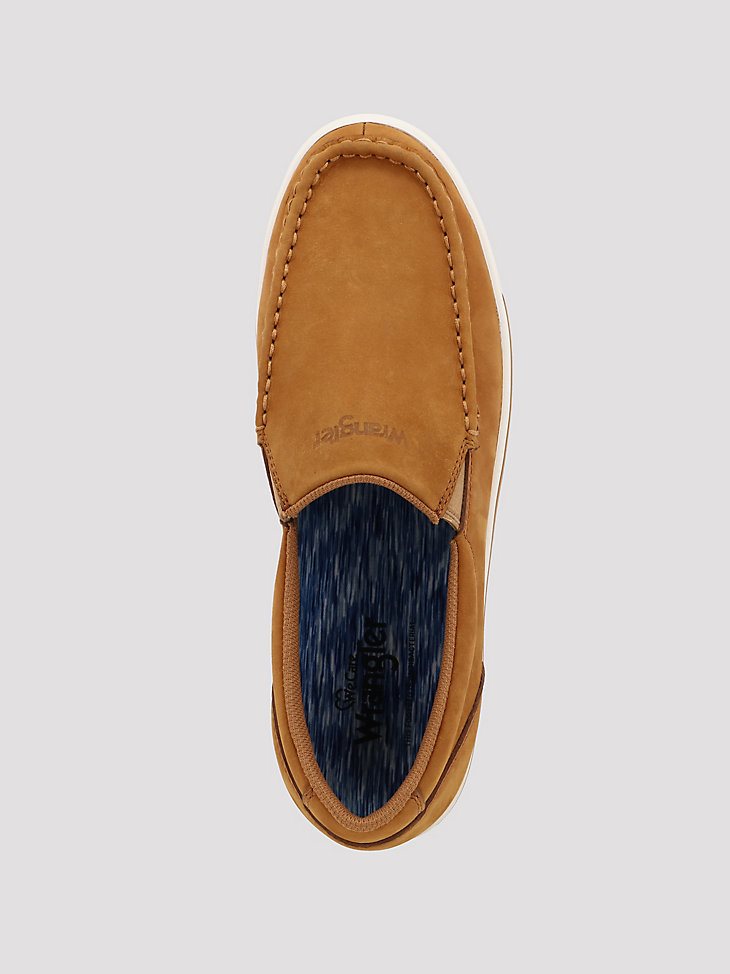 Men's Leather Slip On Shoe in Cognac
