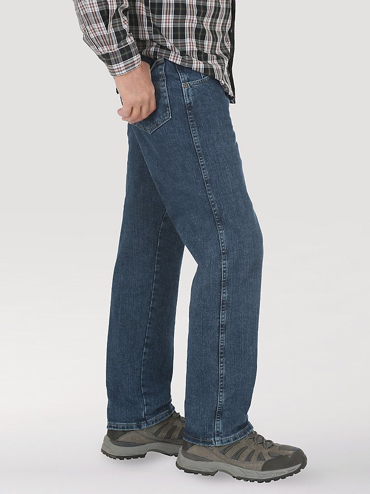 Wrangler Rugged Wear Performance Series Relaxed Fit Jean in Medium Stone