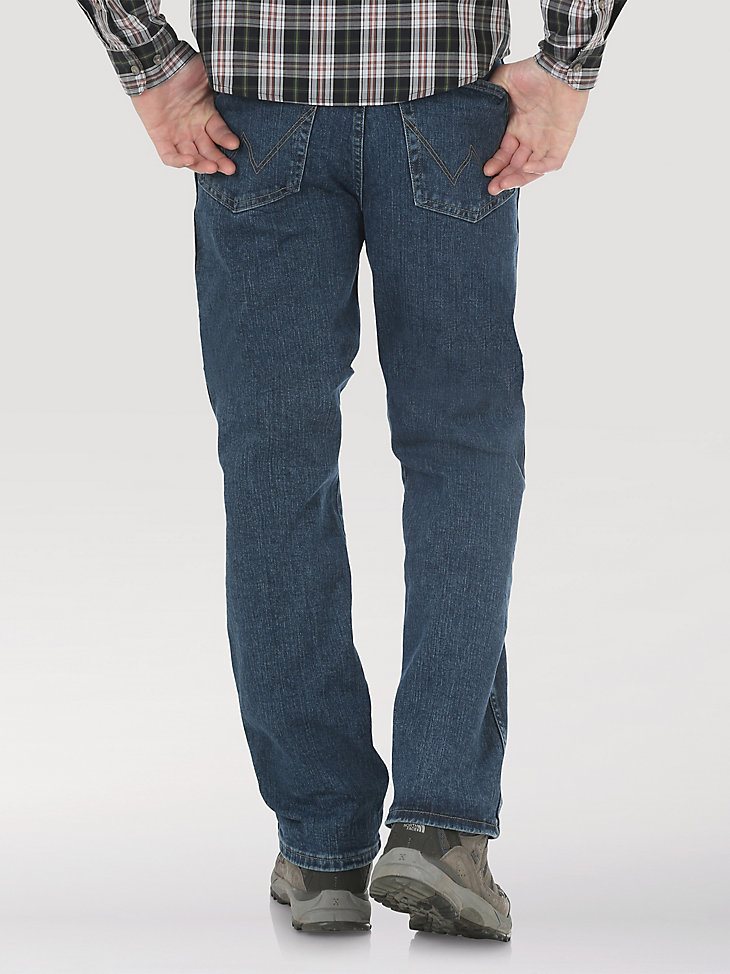 Wrangler Rugged Wear Performance Series Relaxed Fit Jean in Medium Stone