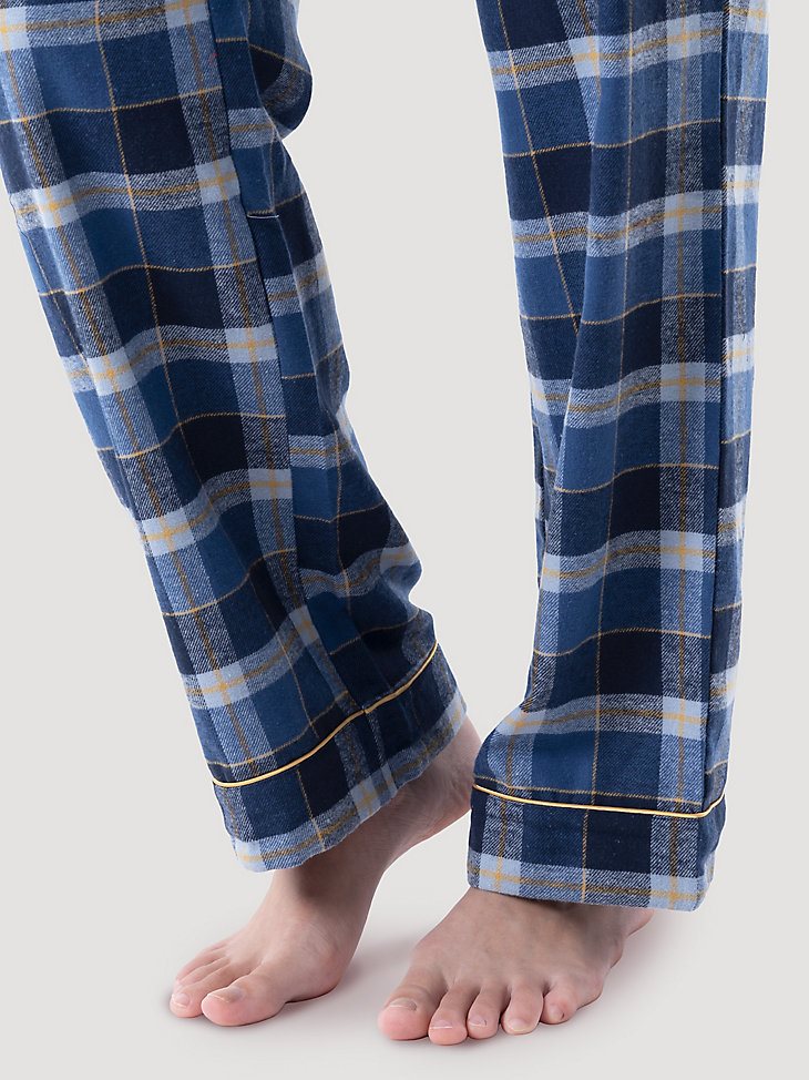 Women's Merry Plaid Sleep Set in Blue