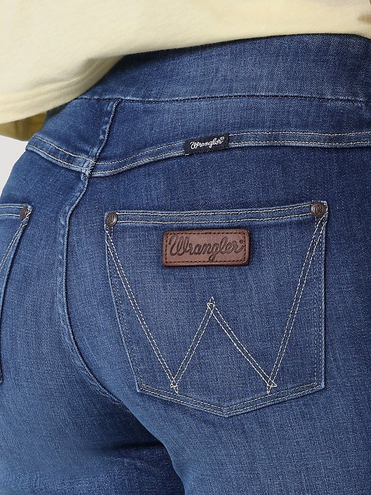 Women's Wrangler Retro Pull On High Rise Trouser Jean in Stacie