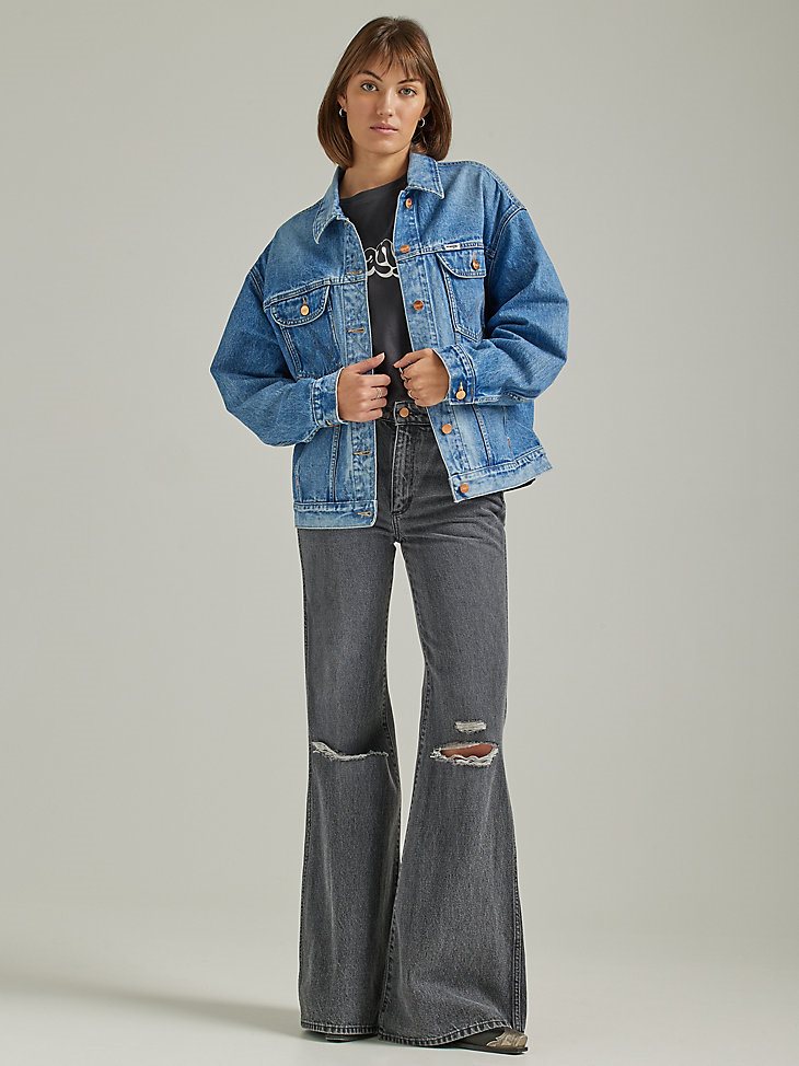 Women's Heritage Jumbo Trucker Jacket in Sukie