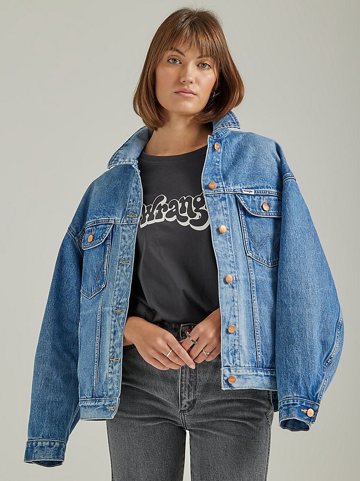Women's Heritage Jumbo Trucker Jacket in Sukie