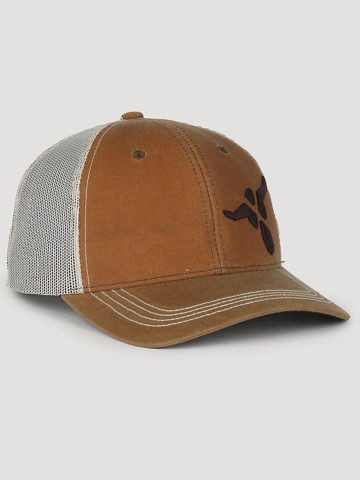Wrangler 20X Suede Baseball Hat in Tan