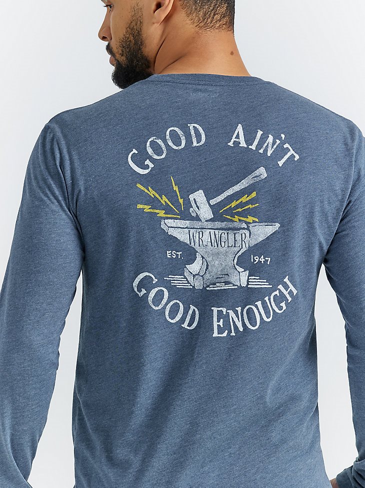 Men's Good Ain't Good Enough T-Shirt in Midnight Navy