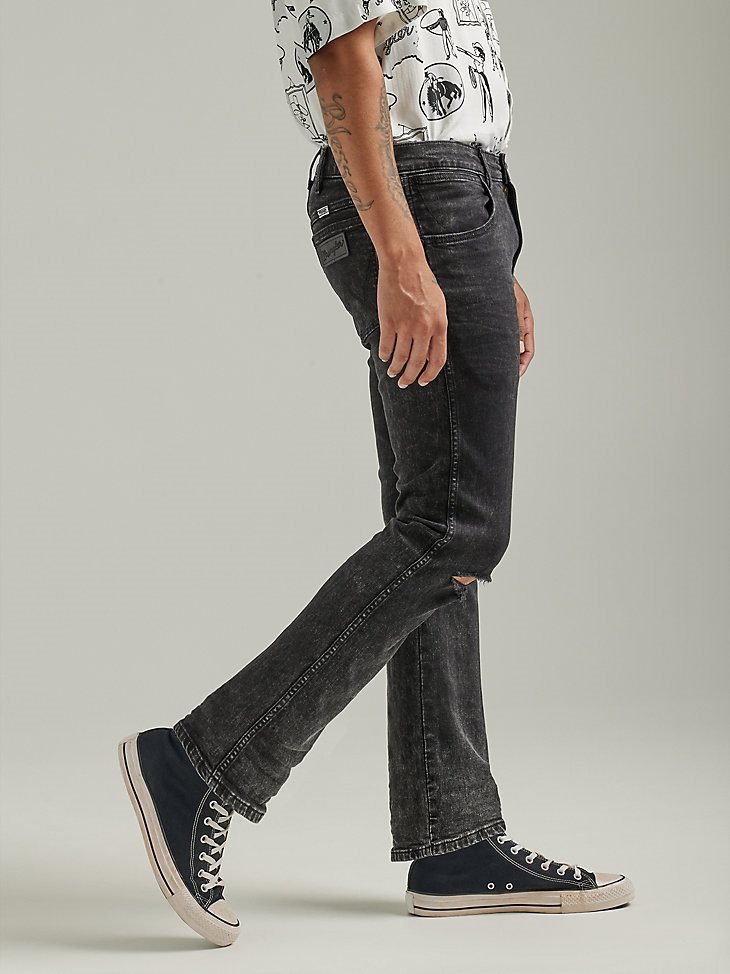 Men's Destructed Bootcut Jean in Hard Days Nights