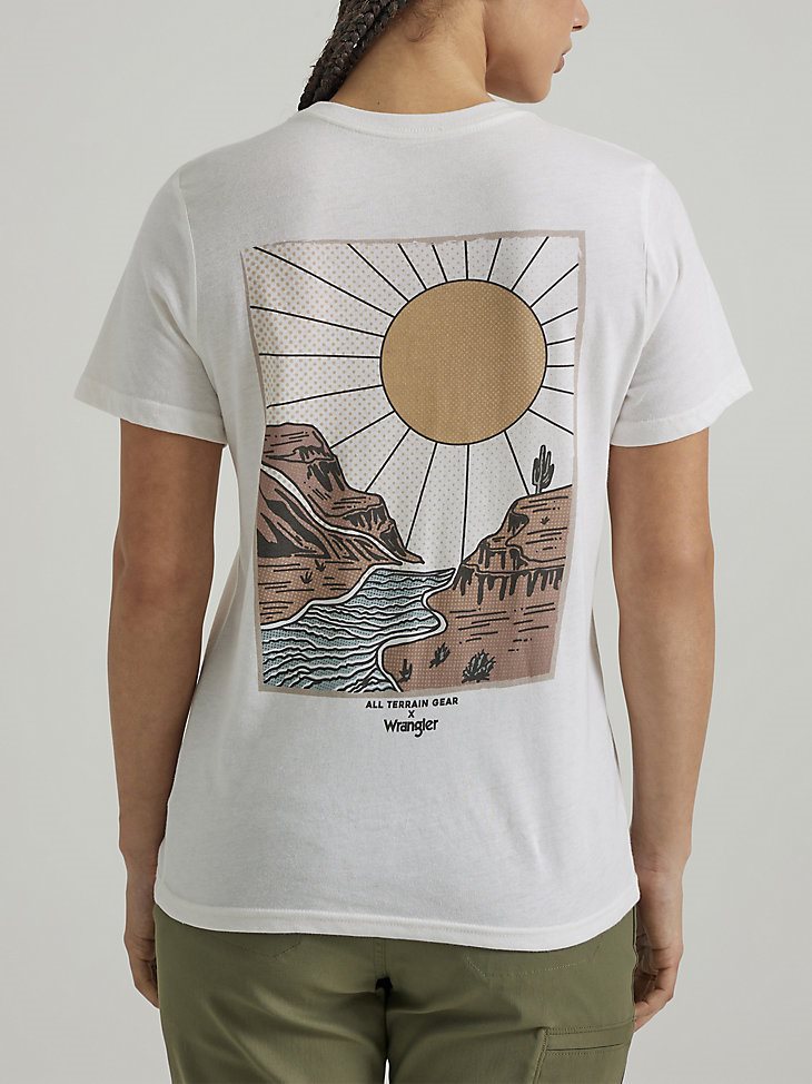 ATG By Wrangler Women's Graphic Tee in Marshmallow