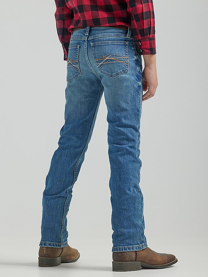 Toddler Boys Wrangler 20X No. 44 Slim Fit Straight Leg Jean (1-3T) in Tobiano