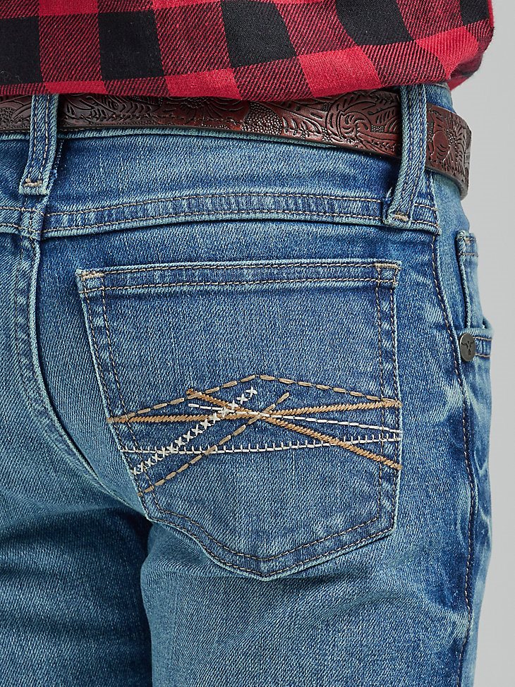 Toddler Boys Wrangler 20X No. 44 Slim Fit Straight Leg Jean (1-3T) in Tobiano