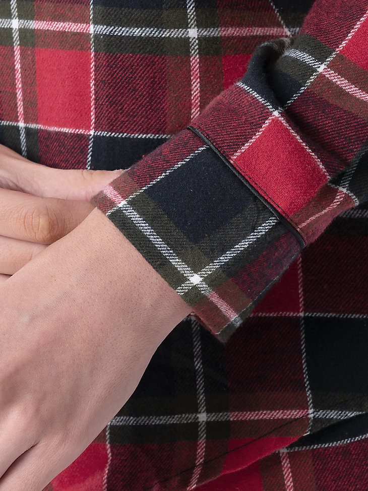 Women's Merry Plaid Sleep Set in Red