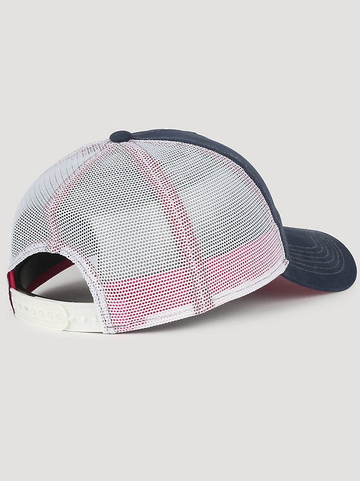 Wrangler x Barbie Canvas Mesh Back Baseball Cap in Navy
