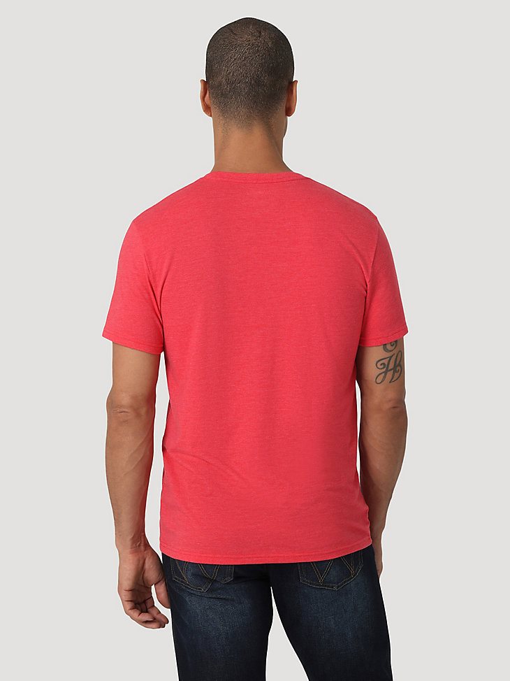 Wrangler George Strait Honky Tonk T-Shirt in Red Heather