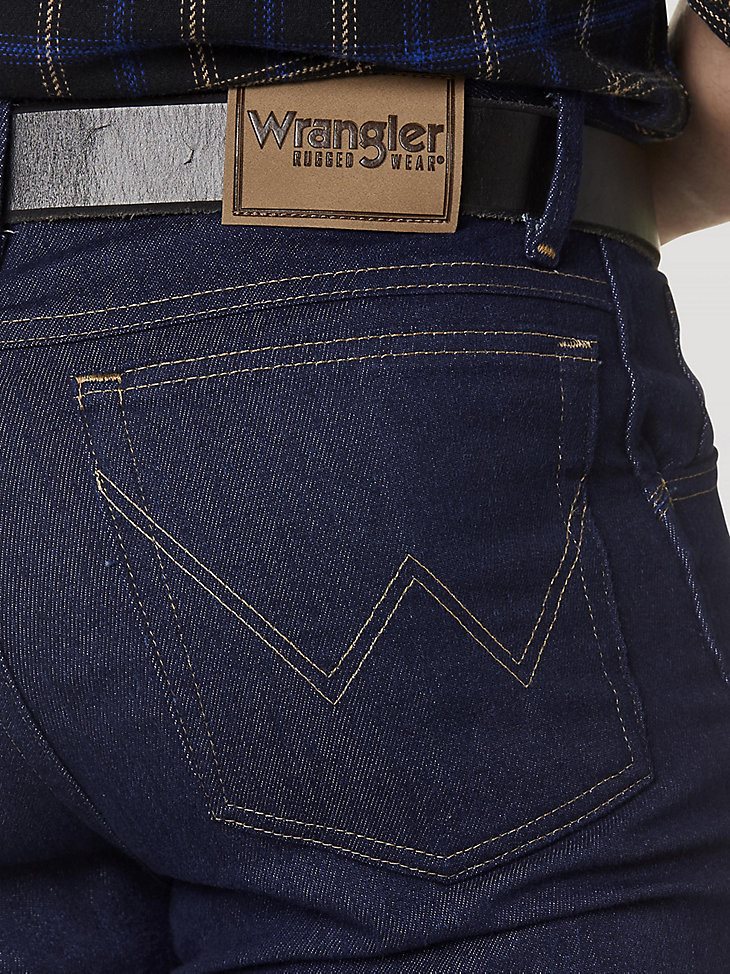 Wrangler Rugged Wear Stretch Regular Fit Jean in Denim