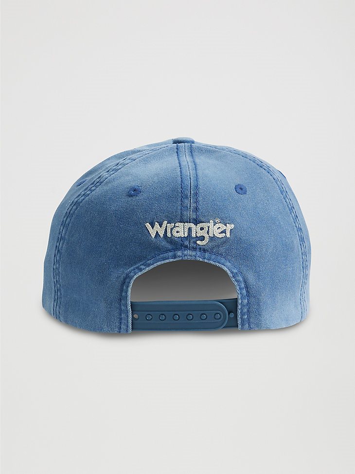 Wrangler x Barbie Denim Baseball Cap in Dark Denim