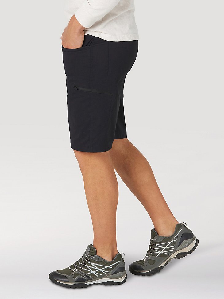 Men's Wrangler Authentics Comfort Waist Cargo Short in Black