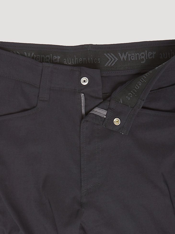 Men's Wrangler Authentics Comfort Waist Cargo Short in Black
